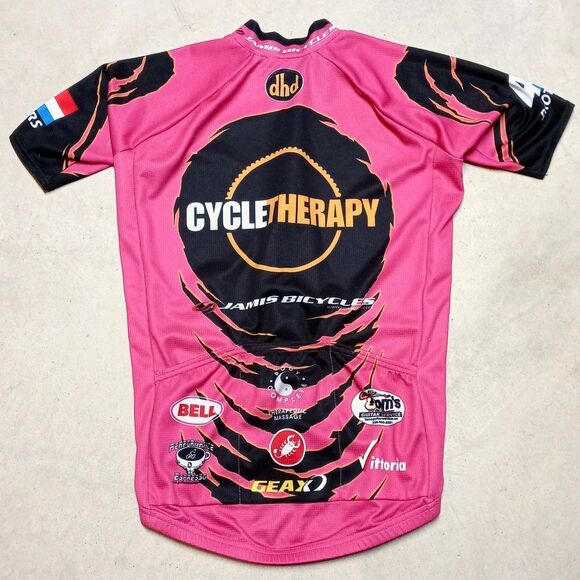 Castelli Cycling Full Zip Jersey Shirt Men's Medium - Picture 3 of 8